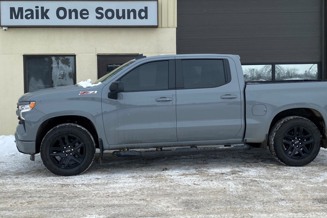 2025 Chevrolet Silverado with professional window tint in North Bay